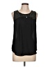XOXO 100% Polyester Black Sleeveless Blouse Size L - photo 1