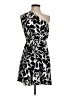 Shein 100% Polyester Print Black Cocktail Dress Size 4 - photo 1