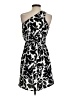 Shein 100% Polyester Print Black Cocktail Dress Size 4 - photo 2