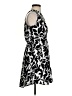 Shein 100% Polyester Print Black Cocktail Dress Size 4 - photo 4