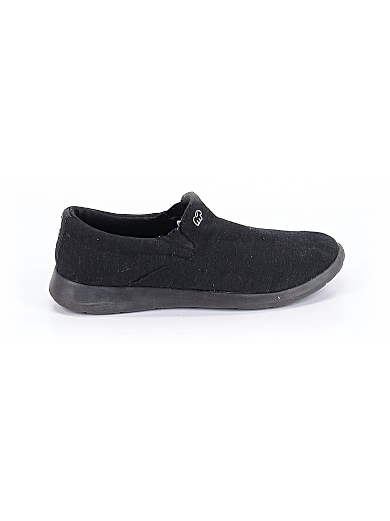 Pre-owned Assorted Brands Flats In Black