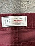 Gap Burgundy Casual Pants Size 33R - photo 4