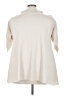 Issey Miyake 100% Polyester Ivory Short Sleeve Turtleneck Size XXL (estimated) - photo 2