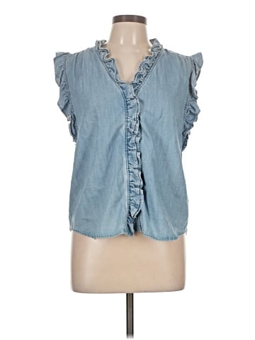 FRAME Sleeveless Blouse (view 1)