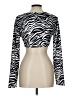 Shein Ivory Silver Long Sleeve T-Shirt Size L - photo 2