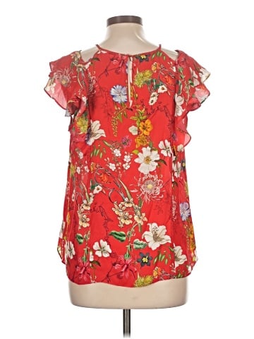 Parker Short Sleeve Silk Top (view 2)
