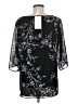 VIISHOW Black 3/4 Sleeve Blouse Size M - photo 2