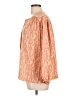 Elizabeth and James 100% Polyester Orange 3/4 Sleeve Blouse Size L (estimated) - photo 5