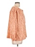 Elizabeth and James 100% Polyester Orange 3/4 Sleeve Blouse Size L (estimated) - photo 4
