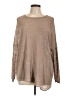 White + Warren Tan Long Sleeve Top Size L - photo 1