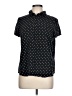 Intro Polka Dots Black Short Sleeve Polo Size L - photo 1