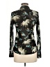 Papaya Floral Black Long Sleeve Blouse Size M - photo 2