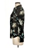 Papaya Floral Black Long Sleeve Blouse Size M - photo 5