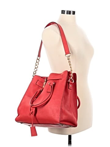 Michael Michael Kors Leather Satchel - back