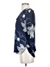 Neiman Marcus 100% Polyester Blue 3/4 Sleeve Blouse Size S - photo 5