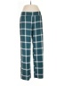 Soma Plaid Teal Casual Pants Size M - photo 1