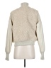 UpWest 100% Polyester Ivory Faux Fur Jacket Size S - photo 2
