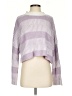 Sincerely Jules Stripes Purple Pullover Sweater Size XS - photo 1