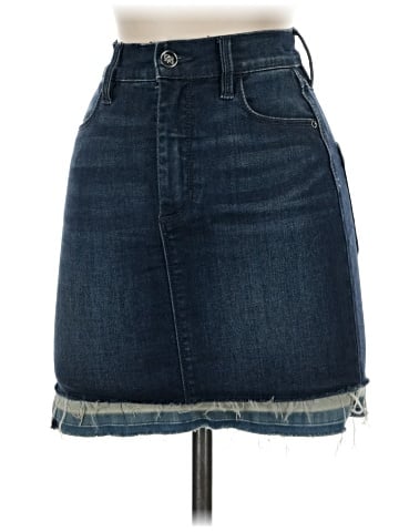 Bebe Denim Skirt (view 1)