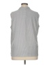 Ann Taylor 100% Polyester Gray Sleeveless Blouse Size XL - photo 2