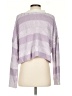 Sincerely Jules Stripes Purple Pullover Sweater Size XS - photo 2