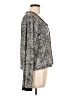 Pol Gray Long Sleeve Blouse Size L - photo 4
