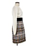 Milly 100% Silk Graphic Ivory Cocktail Dress Size 6 - photo 4