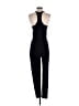 Hours Solid Black Jumpsuit Size M - photo 2
