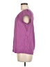 Zara Basic Purple Short Sleeve Blouse Size M - photo 5