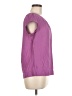 Zara Basic Purple Short Sleeve Blouse Size M - photo 4