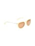Assorted Brands Tan Yellow Sunglasses One size - photo 1