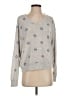 Simple Pleasures Stars Gray Pullover Sweater Size S - photo 1
