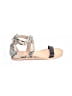 Dolce Vita 100% Leather Animal Print Silver Sandals Size 8 - photo 1