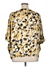 Ellen Tracy 100% Polyester Gold 3/4 Sleeve Blouse Size XL - photo 2