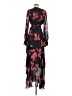 Hutch 100% Polyester Hearts Black Cocktail Dress Size S - photo 2