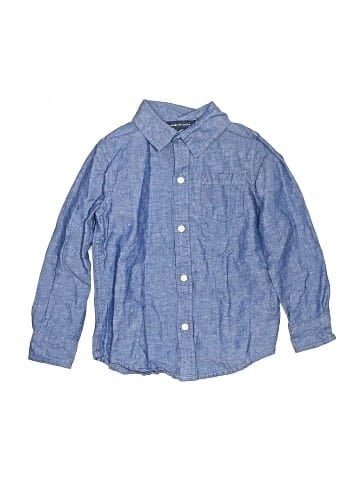 Janie and Jack Long Sleeve Button-Down Shirt (view 1)