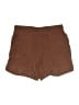 Wildfox 100% Rayon Solid Brown Shorts Size Sm (1 or S) - photo 1