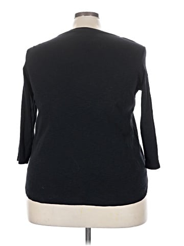 KIRKLAND Signature 3/4 Sleeve T-Shirt (view 2)