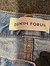 Denim Forum Chevron-herringbone Blue Jeans Size 24 waist - photo 7