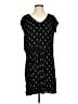 Garnet Hill Graphic Black Casual Dress Size S - photo 1