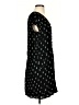 Garnet Hill Graphic Black Casual Dress Size S - photo 4