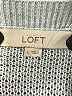 Ann Taylor LOFT 100% Cotton Gray Pullover Sweater Size L - photo 7