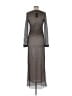 Uniq 100% Polyester Gray Cocktail Dress Size M - photo 2