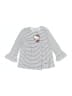 Hello Kitty Silver Long Sleeve Top Size 4 - photo 1