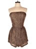 Shein Animal Print Brown Romper Size 6 - photo 1