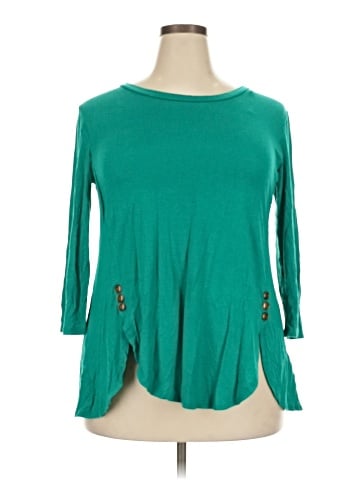 emerald 3/4 Sleeve Top (view 1)