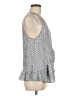 Parker 100% Silk Gray Sleeveless Silk Top Size M - photo 4