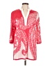 misook Red 3/4 Sleeve Blouse Size L - photo 1