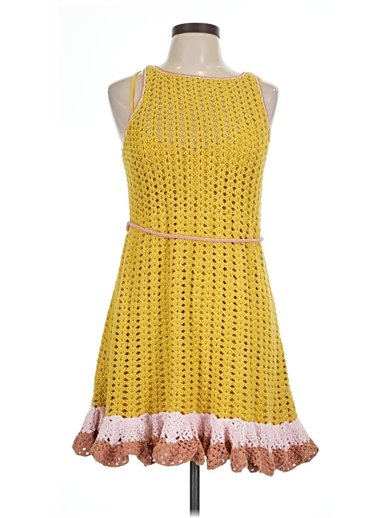 Pre-owned Zimmermann Casual Dress In Yellow