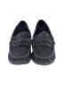 Tahari 100% Leather Black Gray Flats Size 7 1/2 - photo 2